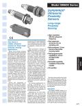 Schneider Electric Sensor Competency Center-SUPERPROX® Ultrasonic Proximity Sensors Model SM600 Series