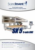 ScandInvent-SX5, 5-axis CNC saw for stone