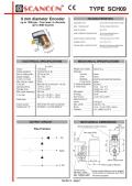 Scancon-Nano-Incremental Flange Size:Flange Size: Ø9 mm Hollow Shaft