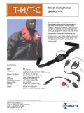 Savox-SAVOX® TM/TC throat microphone/speaker unit