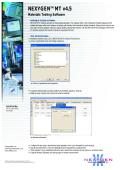 NEXYGEN™MT v4.5 Materials Testing Software