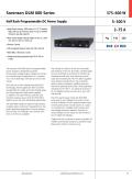Sorensen DLM 600 Series 375–600 W Half Rack Programmable DC Power Supply