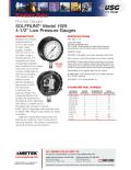 SOLFRUNT® Model 1929 4-1/2” Low Pressure Gauges