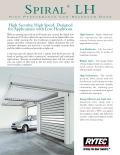Rytec-Spiral LH : Low headroom, rigid door