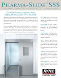 Rytec-Pharma-Slide SSS : Single sliding Stainless Steel door