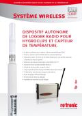 ROTRONIC AG-Système wireless logger DE DONNÉES RADIO POUR L’HUMIDITÉ ET LA TempÉraturE