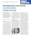 RKB Europe-Developments and Trends in Wind Turbine Rolling Bearings