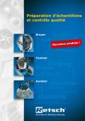 Retsch-Broyer et tamiser por la préparation d´échantillons et le contrôle de qualité