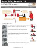 Reece Safety Products-BS13 / BS14 Valve Lockout System