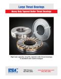 RBC Bearings-Large Thrust Bearings