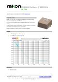 Rakon-Ultra Low Noise SAW Oscillator  OCSO for airborne applications SR F03 1000MHz