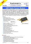 UHF Radio Packet Modem 