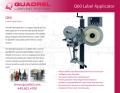 Quadrel Labeling Systems-Q60 WIPE-ON APPLICATOR label applicator