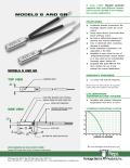 Portage Electric Products, Inc - PEPI-Pepi Thermal Controls Models G ; GR