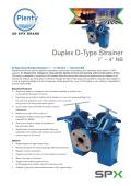 Plenty-Duplex D-Type Strainers