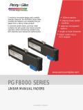 PENNY   GILES CONTROLS-PGF8000 Series Linear Manual Faders