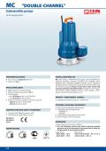 Submersible pumps    "DOUBLE-CHANNEL"  Pedrollo-MC /50-70  