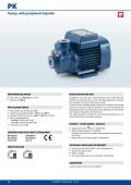 Pedrollo-PK  Pumps with peripheral impeller