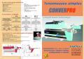 PARVEAU MAB-Tenonneuses simples Converpro 911 / 921 / 921 C / 911 G
