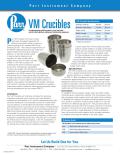 Parr Instrument Company-Volatile Matter Crucibles