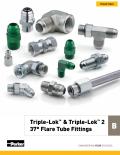 Parker Tube Fittings-Triple-LokTM   Triple-LokTM 2 37° Flare Tube Fittings