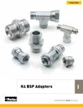 Parker Tube Fittings-K4 BSP Adapters
