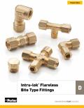 Parker Tube Fittings-Intru-lok® Flareless Bite Type Fittings