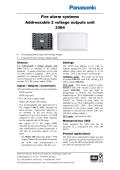 Fire alarm systems Addressable 2 voltage outputs unit 3364