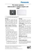 Fire alarm systems Addressable 2 voltage outputs unit 3364