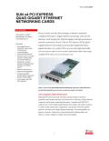 Oracle-Sun x4 PCI-Express Quad Gigabit Ethernet Networking Cards