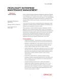 Oracle-PeopleSoft Enterprise Maintenance Management