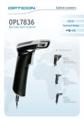 Barcode laser scanner OPL7734