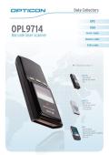 Barcode laser scanner OPL9714  OPTICON-portable data collection terminal with barcode reader