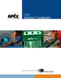 Apex Precision Product-2008 Apex Product Summary