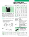 SS Series: Torque Detectors for Rotating and Stationary Shafts.