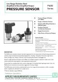 Applied Measurements-Low Range Stainless Steel Amplified 