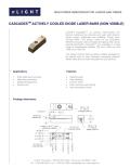 nLight-CASCADES™ ACTIVELY COOLED DIODE LASER BARS (NON VISIBLE)