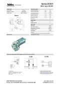 NIDEC MOTORS , ACTUATORS-Worm gear Motor type 404 961 (DCK31)