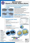 Nicomatic-Metal dome switching technology: round and double radius domes