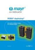 ROBA®-duplostop® The perfect elevator brake for compact drives