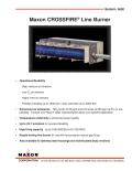 Maxon CROSSFIRE® Line Burner