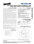  Current-Sense Amplifiers with 12-Bit ADC and Op Amp/Comparator  MAX9611/MAX9612