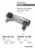 Tool and reaction member   DPA/DPM Technical data - metric