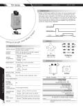 Marsh Bellofram-Marsh Bellofram Diversified Electronics Division TDI Series Delayed Single Shot Relay Output