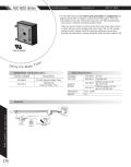 Marsh Bellofram-Marsh Bellofram Diversified Electronics Division ASC-600 Series HVAC Delay-on-Break Timer