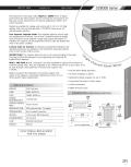 Marsh Bellofram-  D2800B Series Single Channel Panel Meter