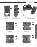  Marsh Bellofram Automatic Timing and Controls 8 and 11 PIN Base Mount/DIN Rail Sockets