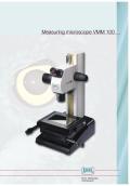 Walter Uhl-VMM100 compact and solid video measuring microscope