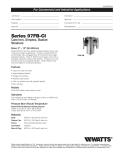 Watts Water Technologies-Cast Iron, Simplex, Basket Strainers