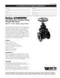 Watts Water Technologies-Flanged Gate Valves